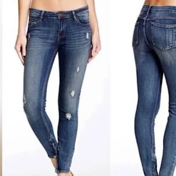 Pistola Tory Distressed Ankle Zip Skinny Jean - Picture 2 of 7